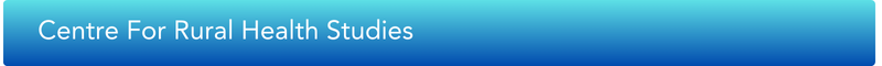 Button with text Centre for Rural Health Studies